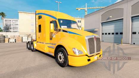 Pele AutoLineas América no trator Kenworth T680 Pele AutoLineas América no trator Kenworth T680