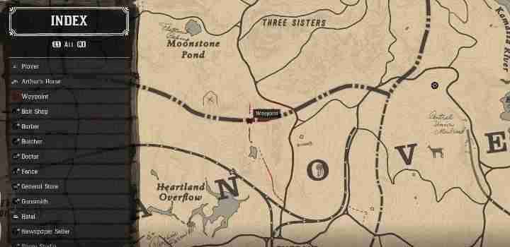 MAPA DE TODOS LOS TESOROS  RED DEAD REDEMPTION 2 