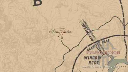 Chez Porter mapa detallado