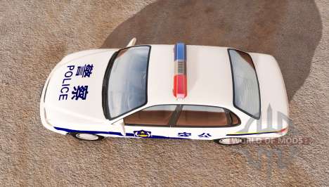 Ibishu Pessima Chinese Police para BeamNG Drive