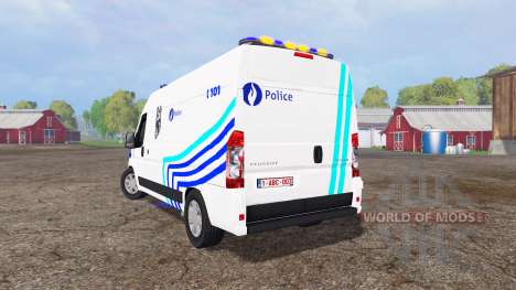 Peugeot Boxer Police v1.1 para Farming Simulator 2015