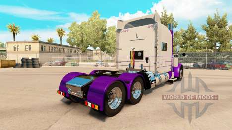 La piel de color Púrpura Y Gris para el camión P para American Truck Simulator