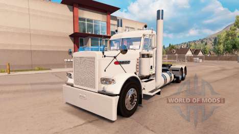 Aldeano piel blanca para el camión Peterbilt 389 para American Truck Simulator