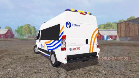 Peugeot Boxer Police vitre para Farming Simulator 2015