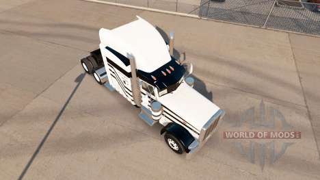 Las tres franjas de la piel para el camión Peter para American Truck Simulator