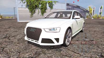Audi RS4 Avant (B8) v2.0 para Farming Simulator 2013