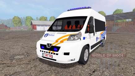 Peugeot Boxer Police vitre para Farming Simulator 2015
