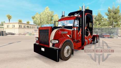 La madera de la piel para el camión Peterbilt 38 para American Truck Simulator