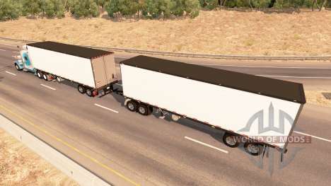 Double refrigerated trailer Great Dane para American Truck Simulator
