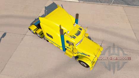 Blue streak de la piel para el camión Peterbilt  para American Truck Simulator