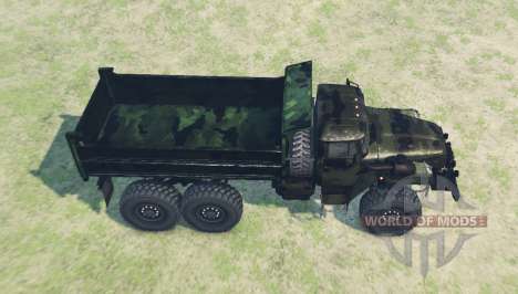 Ural 4320 ejército v3.4 para Spin Tires