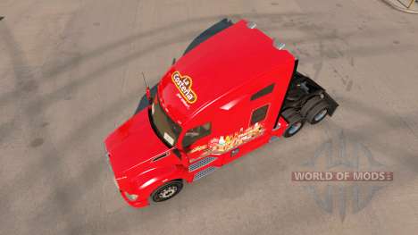 La piel de La Costena en el tractor Kenworth T68 para American Truck Simulator