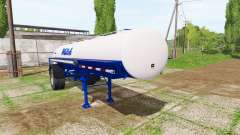 Milk tank semitrailer para Farming Simulator 2017