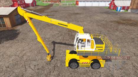 Liebherr A900C long reach para Farming Simulator 2015