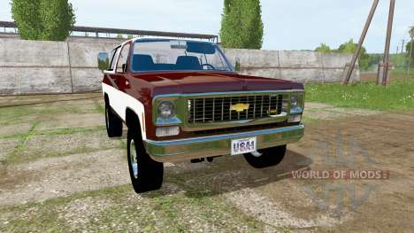 Chevrolet K5 Blazer 1973 para Farming Simulator 2017