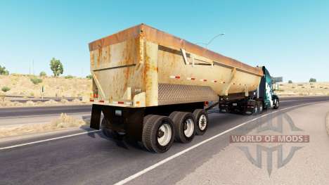 Rusty dumps trailer para American Truck Simulator