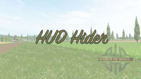 HUD Hider v1.15 para Farming Simulator 2017