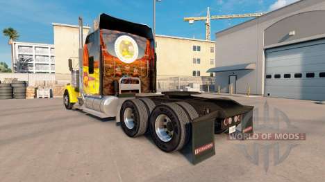 La piel de Nuevo México en el camión Kenworth W9 para American Truck Simulator