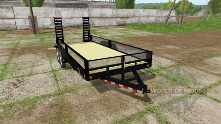 Platform trailer with sides para Farming Simulator 2017