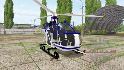 Aerospatiale SE.313B Alouette II police para Farming Simulator 2017