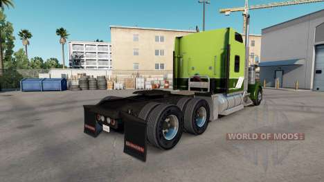 Piel de color Verde en Verde en el tractor Kenwo para American Truck Simulator