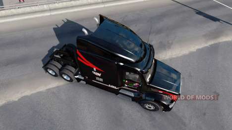 La Piel M.&.Camiones v1.1 en el tractor Peterbil para American Truck Simulator