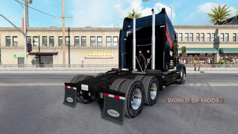 La Piel M.&.Camiones v1.1 en el tractor Peterbil para American Truck Simulator