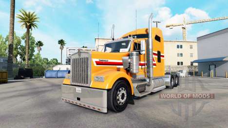 La piel de Polvo de Naranja en el camión Kenwort para American Truck Simulator
