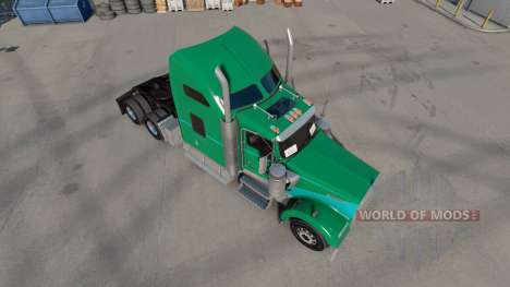 La piel de Arcilla Verde en el camión Kenworth W para American Truck Simulator