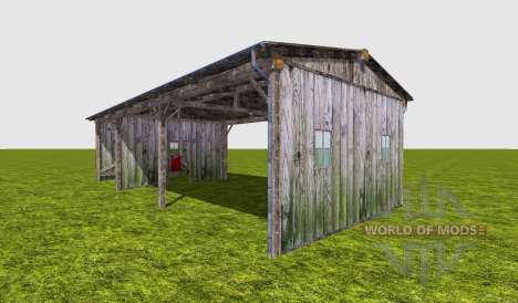 Cobertizo de madera para Farming Simulator 2017
