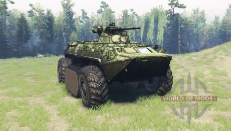 BTR 82A (GAZ-59034) híbrido para Spin Tires