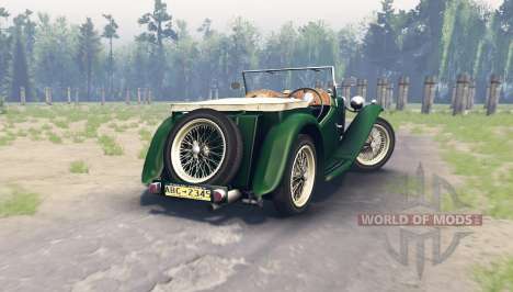 MG TC Midget 1948 para Spin Tires