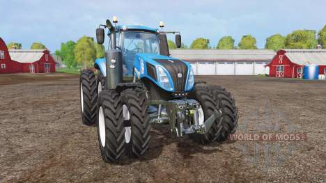 New Holland T8.320 twin wheels para Farming Simulator 2015