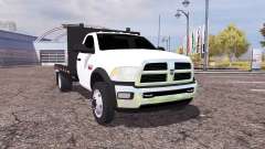 Dodge Ram 5500 Heavy Duty flatbead para Farming Simulator 2013