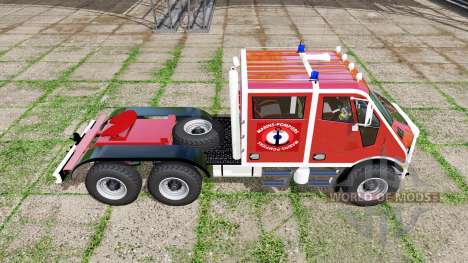 Bremach T-Rex Double Cab marins-pompiers para Farming Simulator 2017