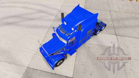 La piel Azul de la Pistola para el camión Peterb para American Truck Simulator
