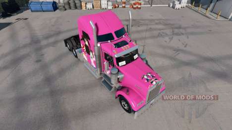 La piel Nico en el camión Kenworth W900 para American Truck Simulator