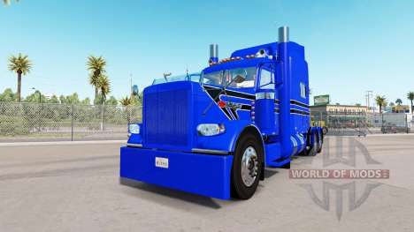 Azul de la piel Dura para el camión Peterbilt 38 para American Truck Simulator
