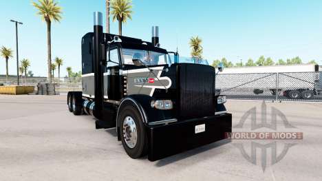 La Magia negra de la piel para el camión Peterbi para American Truck Simulator