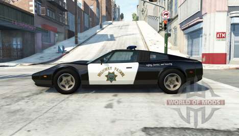 Civetta Bolide california highway patrol para BeamNG Drive
