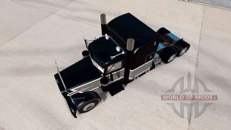 La Magia negra de la piel para el camión Peterbi para American Truck Simulator