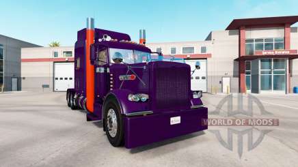 Púrpura de piel de color Naranja para el camión Peterbilt 389 para American Truck Simulator
