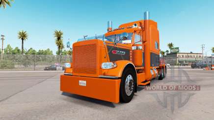 La piel de Naranja Gris para el camión Peterbilt 389 para American Truck Simulator