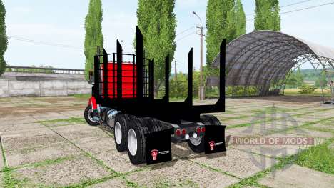 Kenworth T800 log truck para Farming Simulator 2017