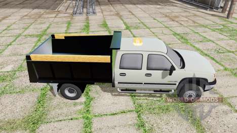 Chevrolet Silverado 2500 HD Crew Cab dump v2.0 para Farming Simulator 2017