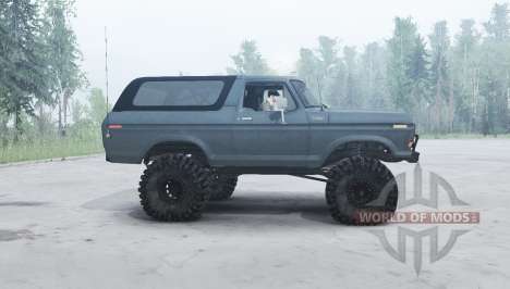 Ford Bronco Custom (U150) 1978 para Spintires MudRunner