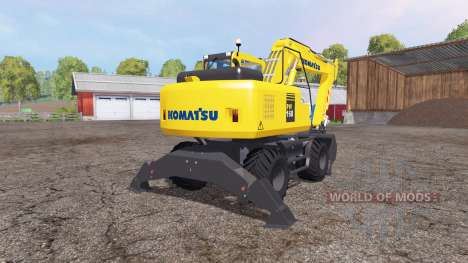 Komatsu PW160-7 para Farming Simulator 2015
