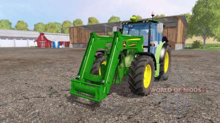 John Deere 6110 RC front loader para Farming Simulator 2015