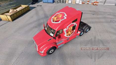 Pieles de Hogwarts Casas para el tractor Kenwort para American Truck Simulator