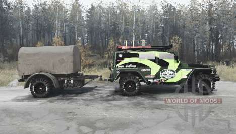 Jeep Wrangler (JK) diesel para Spintires MudRunner